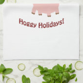 Hoggy Holidays! Handtuch (Gefaltet)