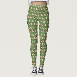 Hoggy Holidays Niedlich Schweinchen mit Weihnachts Leggings