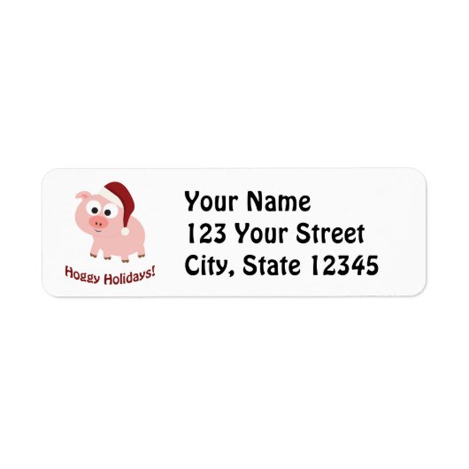 Hoggy Holidays! Santa Pig (Vorne)