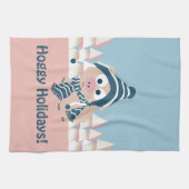 Hoggy Holidays! Winterschwein Küchentuch (Horizontal)