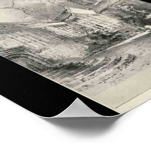 Hoghton Tower Poster (Ecke)