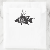 HogLife (Hogfish) Vinyl Decal Rechteckiger Aufkleber (Tasche)