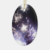 Hogmanay Feuerwerke Keramikornament (Links)
