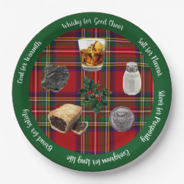 Hogmanay First Foot Gifts Clan Stewart Tartan Pappteller