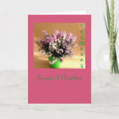 Hogmanay Gruß-Karte Feiertagskarte (Vorderseite)