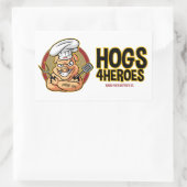 Hogs 4 Heroes Sticker (Tasche)