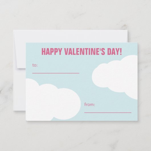 Hogs and Kisses Classroom Valentines Einladung (Rückseite)