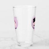 Hogs and Kisses Niedlich Pig Couple Glas (Links)