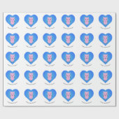 Hogs and Kisses Pig Geschenkpapier (Flach)