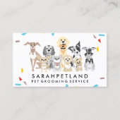 Hogs Chihuahua Collie Golden Retriever Terrier Visitenkarte (Vorderseite)