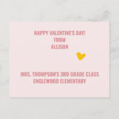 Hogs & Kisses - Niedlicher Schweinekreis - Valenti Postkarte (Rückseite)