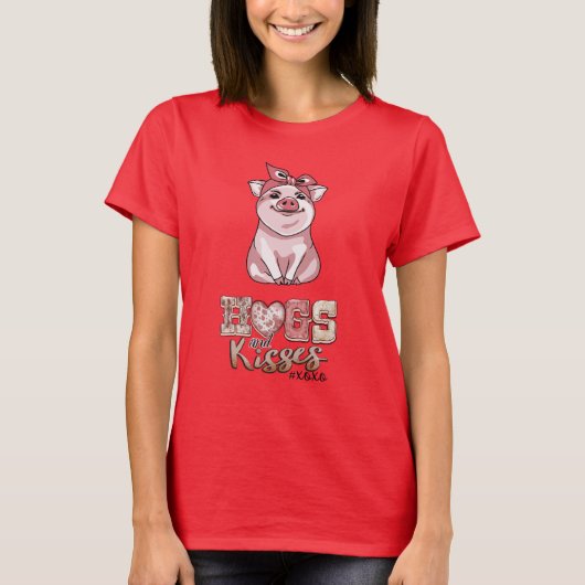 Hogs und Kisses T-Shirt (Vorderseite)