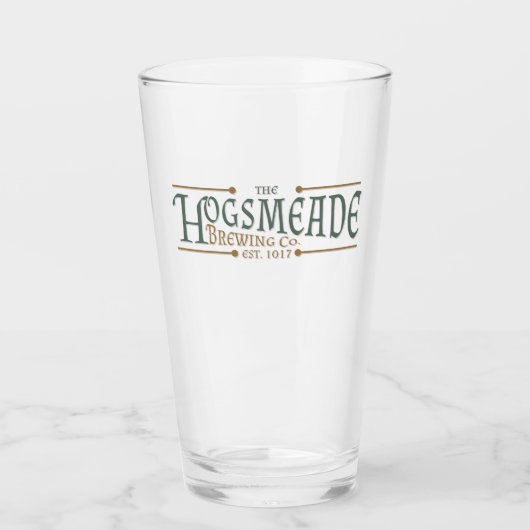 Hogsmeade Brewing Company Glass Tumblers (Vorderseite)