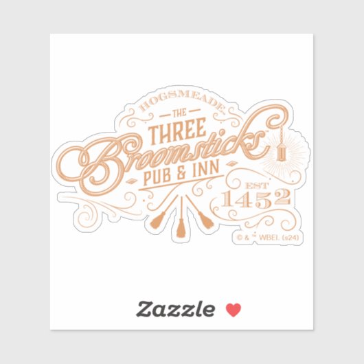 HOGSMEADE™ DIE DREI BROOMSTICKS™ Kneipe & Gasthaus Aufkleber (Blatt)