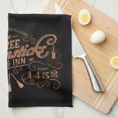 HOGSMEADE™ DIE DREI BROOMSTICKS™ Kneipe & Gasthaus Geschirrtuch (Viertel Falte)