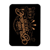 HOGSMEADE™ DIE DREI BROOMSTICKS™ Kneipe & Gasthaus Magnet (Vertikal)