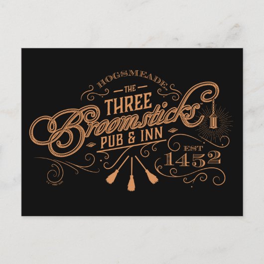 HOGSMEADE™ DIE DREI BROOMSTICKS™ Kneipe & Gasthaus Postkarte (Vorderseite)
