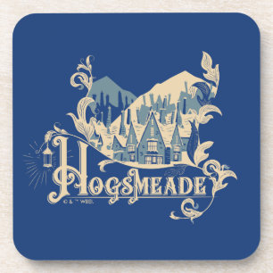 HOGSMEADE™ Vintag Village Graphic Getränkeuntersetzer
