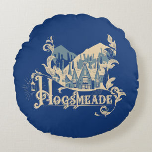 HOGSMEADE™ Vintag Village Graphic Rundes Kissen