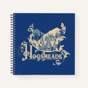 HOGSMEADE™ Vintage-Dorf-Grafik Notizblock