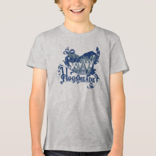 HOGSMEADE™ Vintage-Dorf-Grafik Tri-Blend Shirt