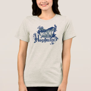 HOGSMEADE™ Vintage-Dorf-Grafik Tri-Blend Shirt