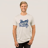 HOGSMEADE™ Vintage Village Graphic Tri-Blend Shirt (Vorderseite voll)