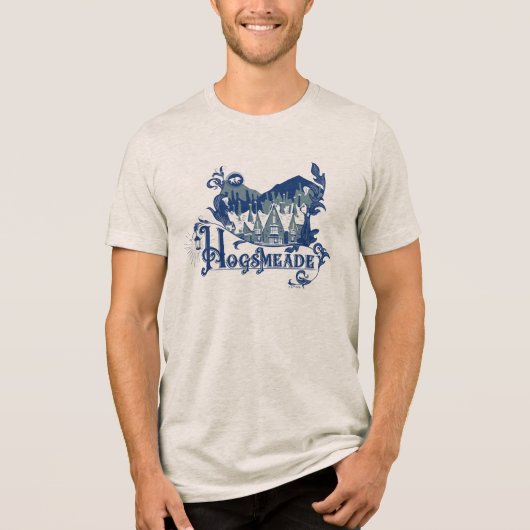 HOGSMEADE™ Vintage Village Graphic Tri-Blend Shirt (Vorderseite)
