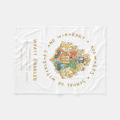 HOGWARTS™ Baby Birth Stats Fleece Blanket (Vorderseite (Horizontal))