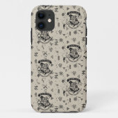 HOGWARTS™ Beige Muster Case-Mate iPhone Hülle (Rückseite)