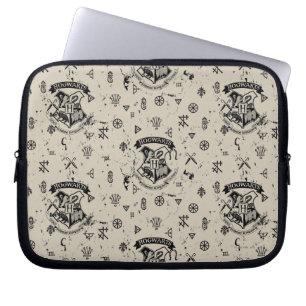 HOGWARTS™ Beige Muster Laptopschutzhülle