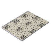 HOGWARTS™ Beige Muster Notizblock (Linke Seite)