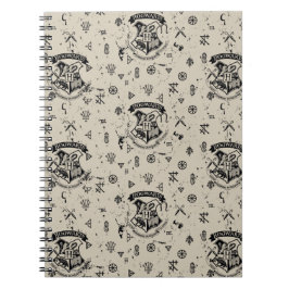 HOGWARTS™ Beige Muster Notizblock
