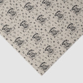 HOGWARTS™ Beige Muster Seidenpapier (Ausschnitt)