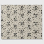 HOGWARTS™ Beige Pattern Geschenkpapier (Flach)