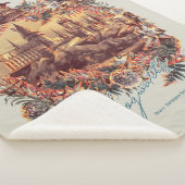 HOGWARTS™ CASTLE Blumengrafik Sherpadecke (3/4)