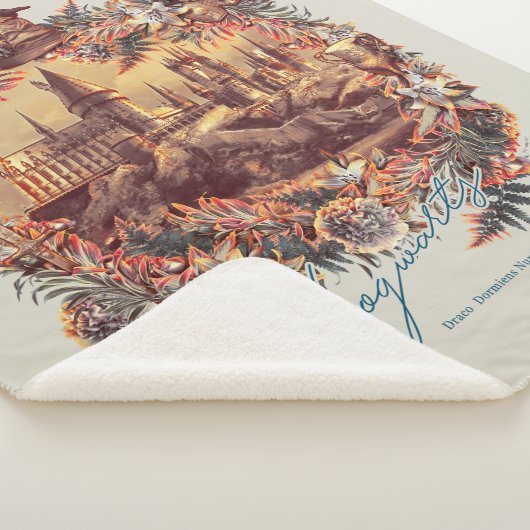 HOGWARTS™ CASTLE Blumengrafik Sherpadecke (3/4)