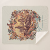 HOGWARTS™ CASTLE Blumengrafik Sherpadecke (Vorderseite (Horizontal))