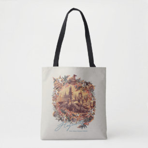 HOGWARTS™ CASTLE Blumengrafik Tasche