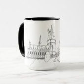 HOGWARTS™ CASTLE-Kontur Tasse (Vorderseite Links)