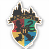 HOGWARTS™ Castle Wappen House Pride Abzeichen Aufkleber (Vorderseite)