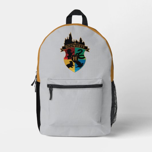 HOGWARTS™ Castle Wappen House Pride Abzeichen Bedruckter Rucksack (Vorderseite)