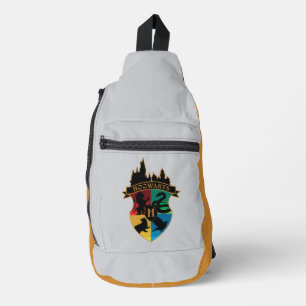 HOGWARTS™ Castle Wappen House Pride Abzeichen Crossbody Bag