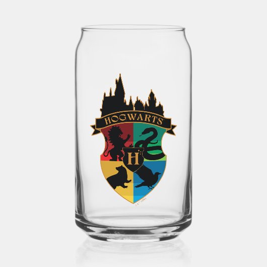 HOGWARTS™ Castle Wappen House Pride Abzeichen Dosenglas (Vorderseite)