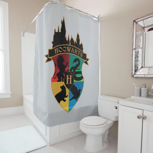 HOGWARTS™ Castle Wappen House Pride Abzeichen Duschvorhang (Beispiel)