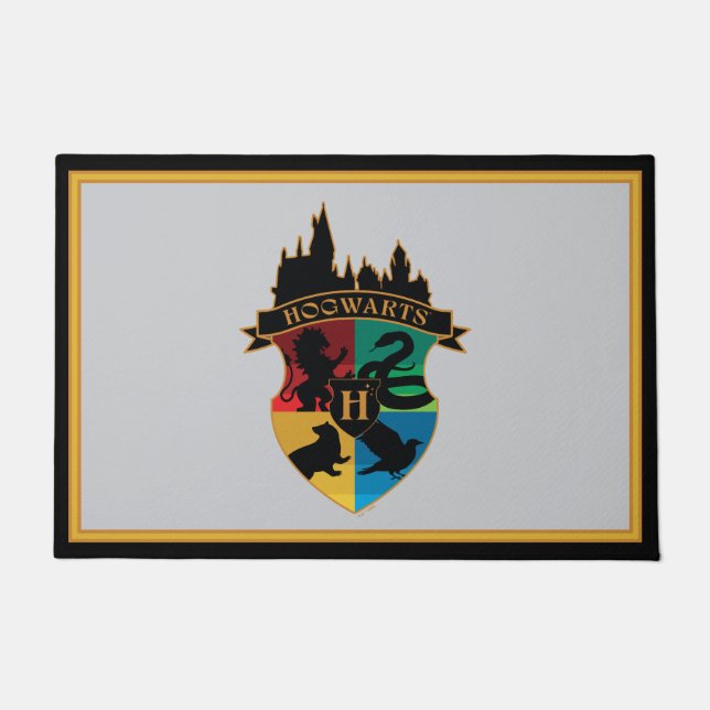 HOGWARTS™ Castle Wappen House Pride Abzeichen Fußmatte (Vorderseite)