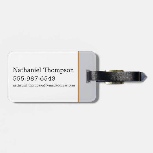 HOGWARTS™ Castle Wappen House Pride Abzeichen Gepäckanhänger (Rückseite horizontal)