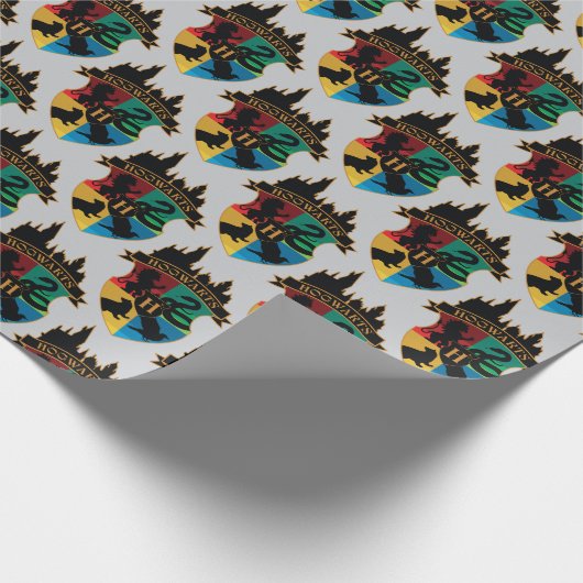 HOGWARTS™ Castle Wappen House Pride Abzeichen Geschenkpapier (Ecke)