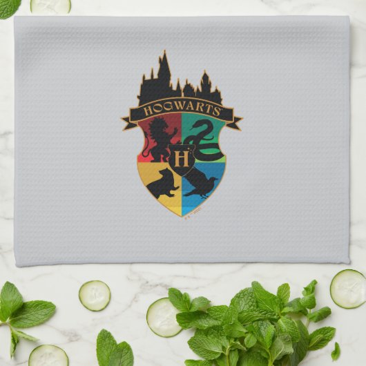 HOGWARTS™ Castle Wappen House Pride Abzeichen Geschirrtuch (Gefaltet)