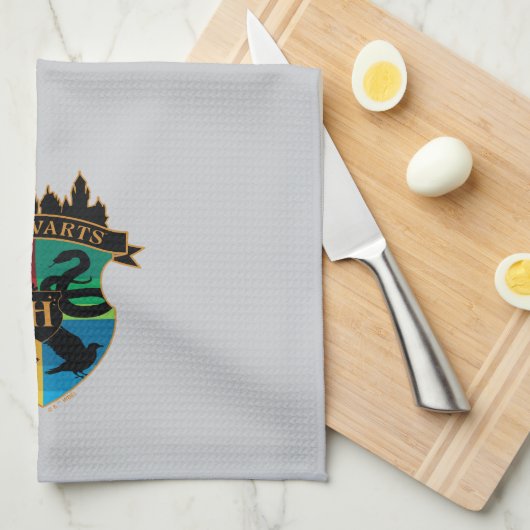 HOGWARTS™ Castle Wappen House Pride Abzeichen Geschirrtuch (Viertel Falte)